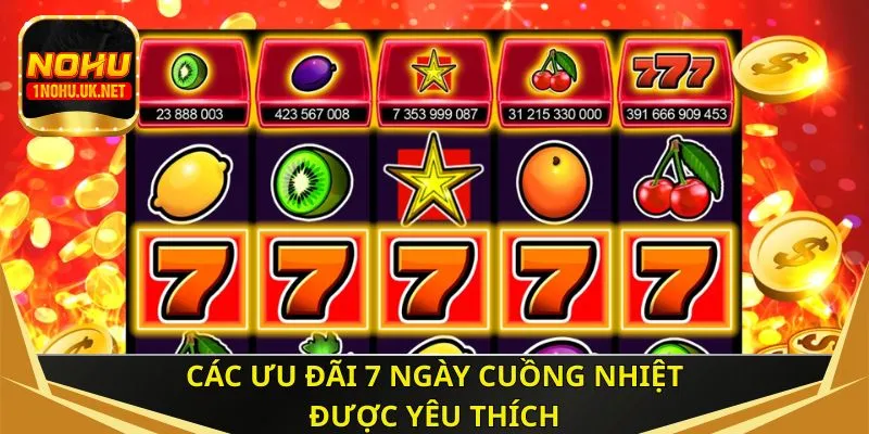 Các ưu đãi 7 ngày cuồng nhiệt được yêu thích